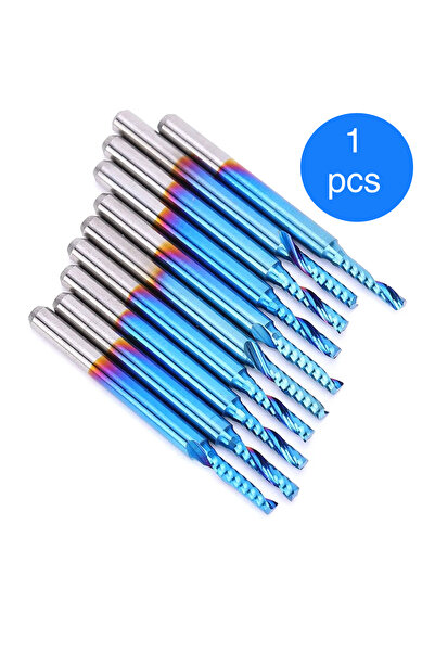 BGA 1 adet Cnc freze Spiral Freze Kesici, Tungsten Çelik Delme Akrilik Ahşap ...