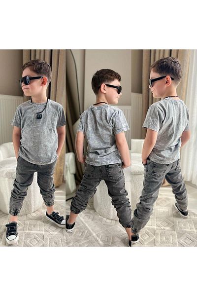 KOKOŞ BEBEK Set de blugi lavabili