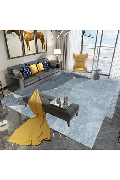 sharpdo Modern Minimalist Bedroom Living Room Carpet