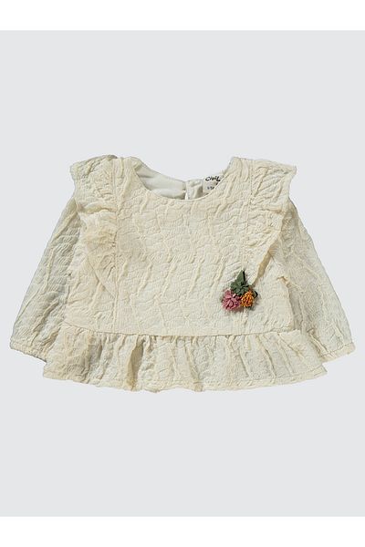 Civil Baby Baby Girl Set - 6-18 Months Ecru-Dried Rose