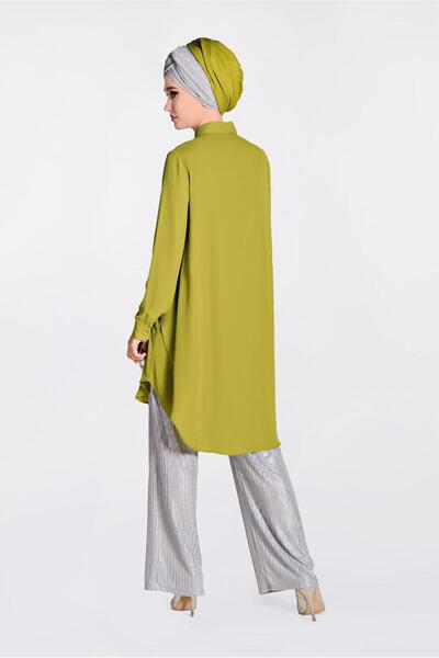 Alvina Wide Cut Hidden Button Tunic 4230