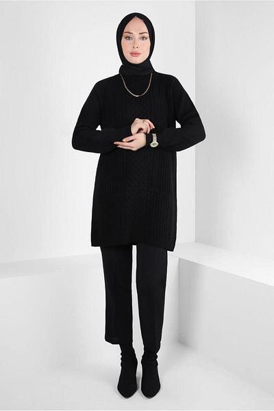 Alvina KNIT PATTERNED KNITWEAR TUNIC 44118