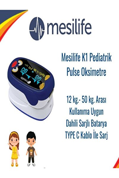 Mesilife MESİLİFE ÇOCUK TİPİ PARMAKTAN PULSEOKSİMETRE K1