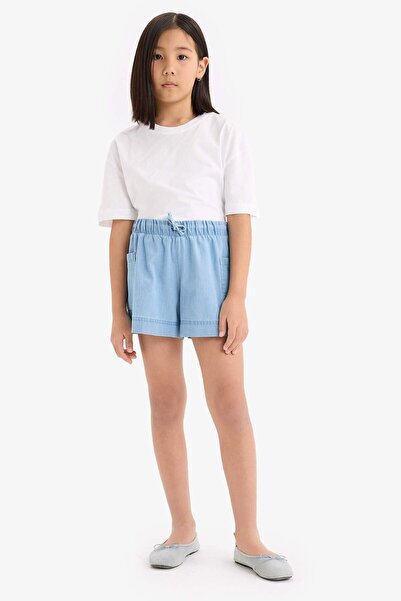 DeFacto Kız Çocuk Jean Şort B6574a825sm