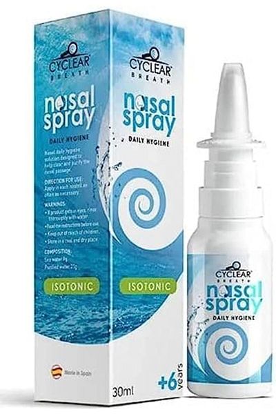CYCLEAR Isotonic Nasal Spray For 6+ Years | Daily Hygiene To Help Clear & Purify The Nasal Passage |