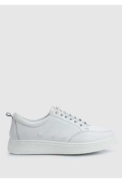 Provoq White Leather Men's Shoes