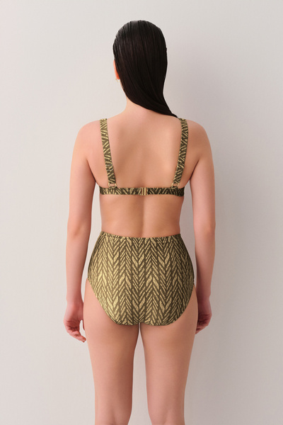 SUWEN Montana V Yaka Detaylı Bikini Üst