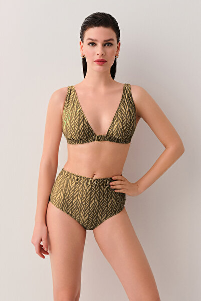 SUWEN Montana Yüksek Bel Kemerli Bikini Alt