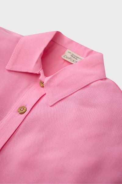 DeFacto Baby Girl Shirt Collar Short Sleeve Shirt E2897A525Sm