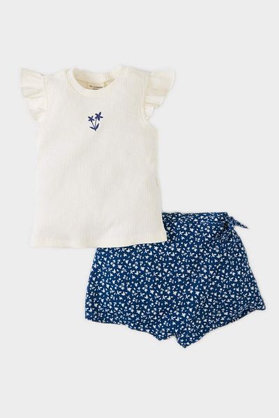 DeFacto Baby Girl Ribbed Camisole Set - Red / Limited Quantity