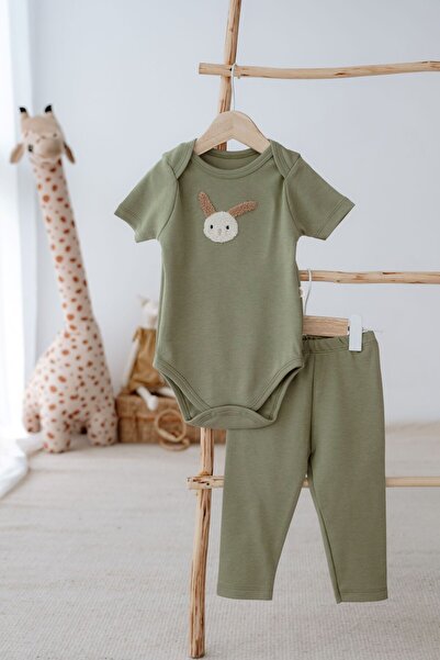 Frelida Baby & Kids طقم أطفال بأكمام قصيرة ومطرز على شكل حيوان لطيف مصنوع من ...