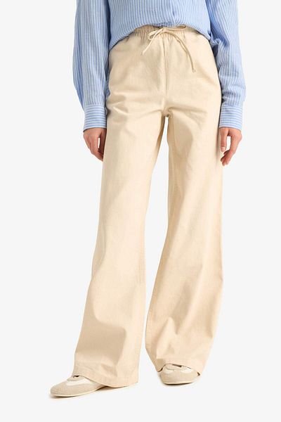 DeFacto Elastic Waist Long Jean Trousers E8004Ax25Sm