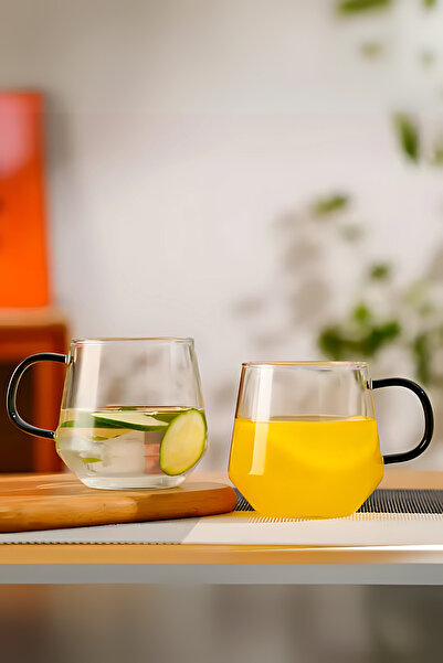 Yaren Style Borosilicate Truck Cup - 400ml Home Office Tea, Coffee, Soft Drink Glass