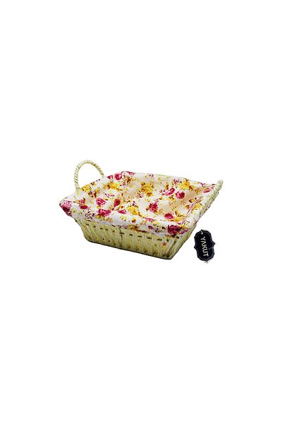 Narnuga Square Colorful Woven Woven Bread Basket (4767) - Mct4294-1588