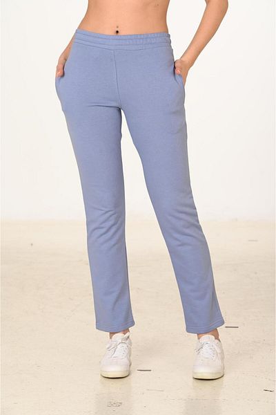 TRENDHİLL Pantaloni de trening slim din bumbac, pantofi de damă Six Blue 5444-M
