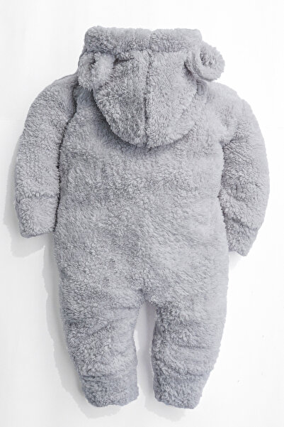 ipek atlas Kız Erkek Bebek Ve Çocuk Kapüşonlu Peluş Astronot Tulum