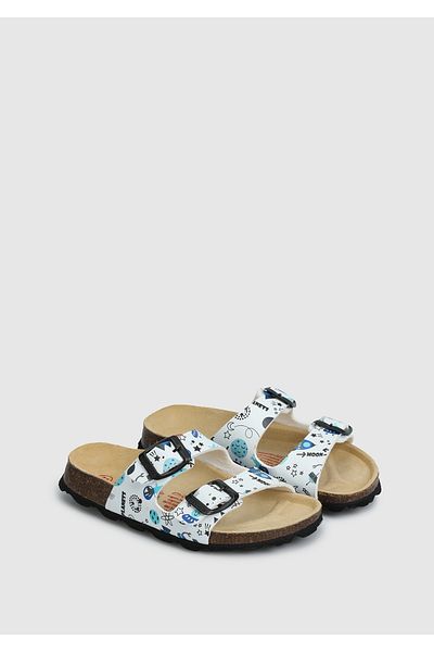 Superfit Boy's White Slippers