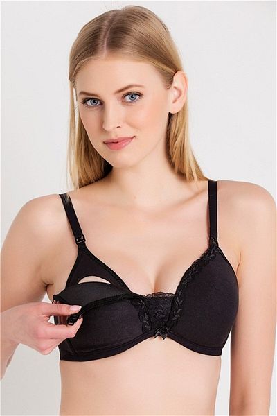 Magic Form Strip Lace Semi Supported Nursing Bra