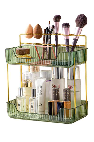 ETG 4 Tier Bathroom Counter Organizer, Skin Care Vanity Countertop Organizer, Makeup Brush