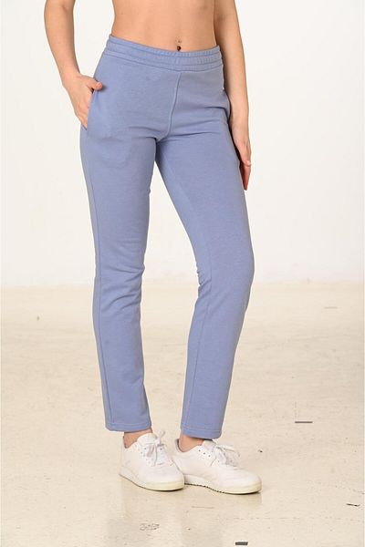 TRENDHİLL Pantaloni de trening slim din bumbac, pantofi de damă Six Blue 5444-M