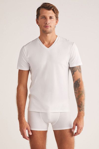 Kom Antonio V-Neck Cotton Men's Tshirt