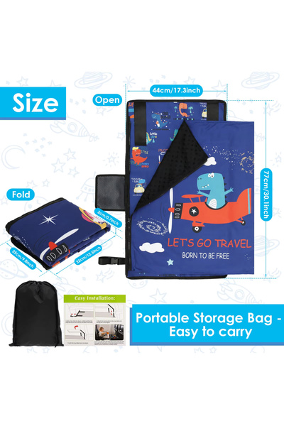 Choice سرير طائرة للسفر للأطفال من طراز B Plane Blue 1، سرير بدواسات للأطفال،...