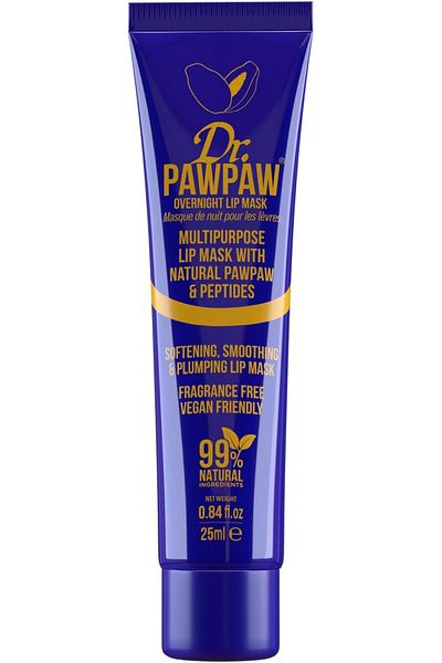 Dr. PAWPAW Dr.PAWPAW Overnight Lip Mask - Multi-Purpose Balm, Natural Pawpaw & Peptides Smooth Skin, Cracked Li