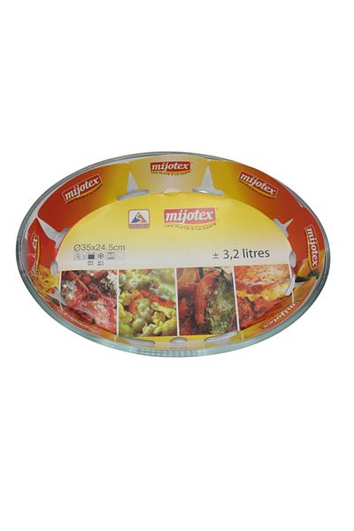 mijotex Oval Glass Oven Dish 35 x 24.5 cm 3.2 L