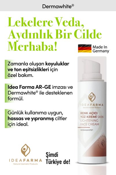 İDEAFARMA SKIN LIGHTENING FACE CREAM