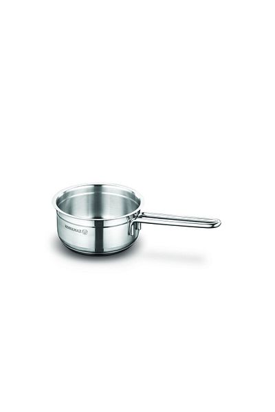 KORKMAZ Alpha stainless steel pot. Capacity: 14 cm (14 x 7 cm) / 1.0 L.
