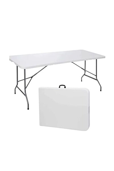 ABAREEK Rectangular plastic folding table 122x60cm
