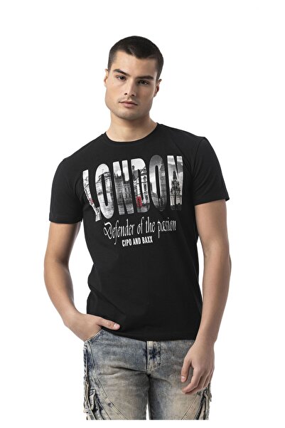 Cipo & Baxx Мъжка тениска CT826 London Vibe Street