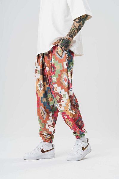 go gang own Senusret Waist and Leg Elastic Pleated Shalwar