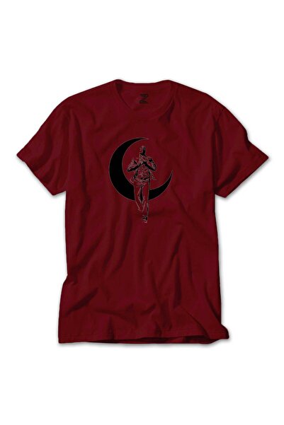 Megstill Μπλουζάκι με σχέδιο Moon Knight, έγχρωμο, κόκκινο χρώμα, μέγεθος M