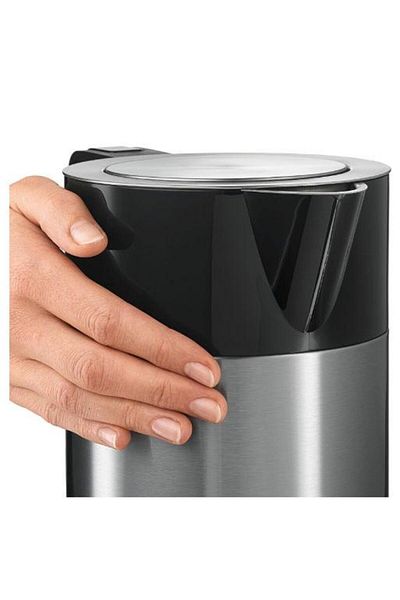Bosch Fierbator apa Bosch TWK7203, 2200 W, 1.7 l, 7 temperaturi, Funcție Keep Warm (Negru/Inox)