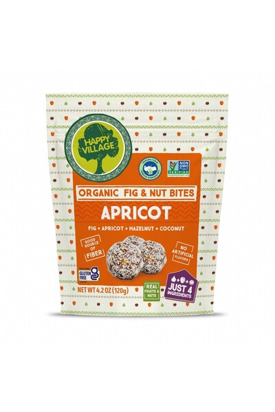 happy vıllage Organik Incir&fındık Topları,kayısılı-meyve Topu- Organik Meyve...