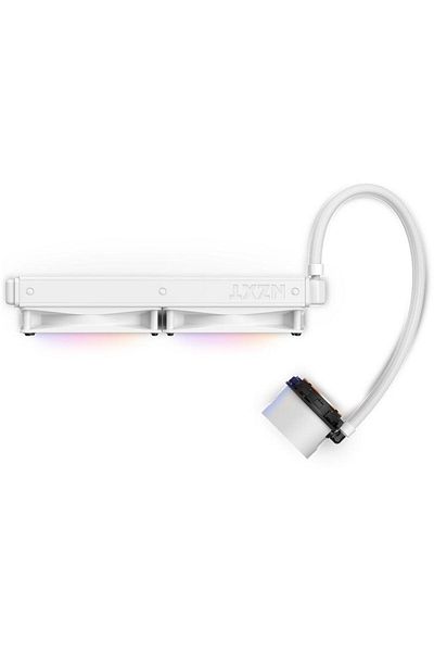 Nzxt Cooler CPU NZXT Kraken 280 RGB, pompa cu ecran LCD, controller ARGB (Alb)