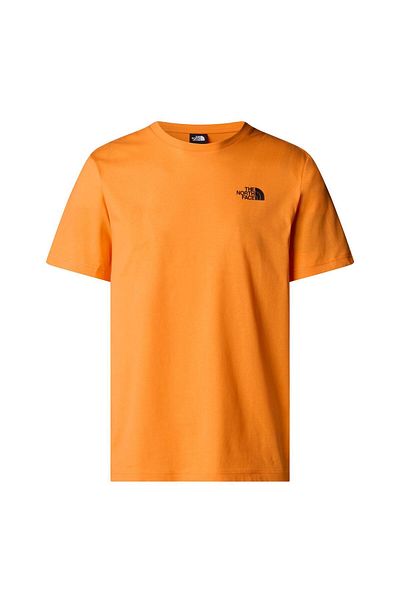 THE NORTH FACE Men's Ss Box Nse Tee Nf0A87Npaqe1 Orange-M