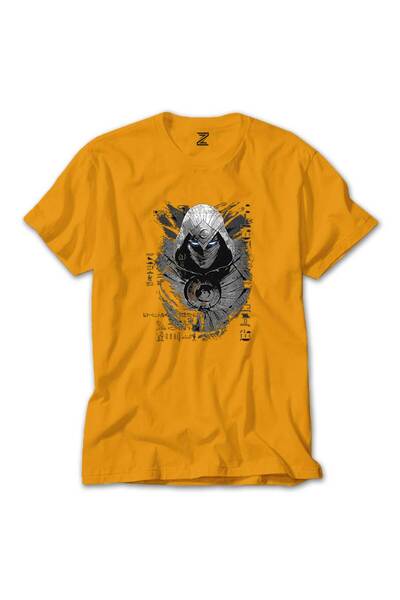 CrowsGate Tricou galben Moon Knight Warrios Face