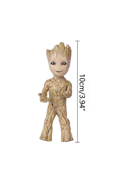 Choice ديكور سطح مكتب متحرك، لعبة زينة على شكل رجل شجرة، نموذج مصغر لدمية جرو...