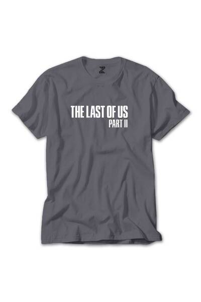 WAKHA The Last Of Us 2 Text Grey T-Shirt