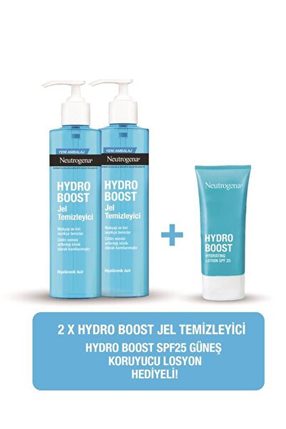 Neutrogena Hydro Boost Water Gel Jel Temizleyici 200 ml X 2 Adet + Hydro Boos...