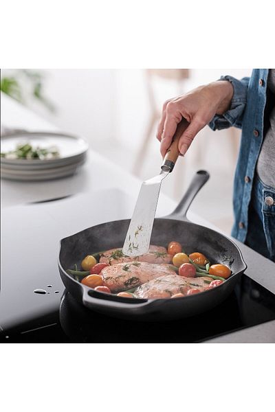 IKEA VARDAGEN Turner, stainless steel/beech, 30 cm