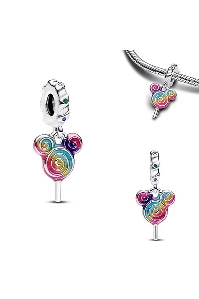 Choice WSD001 2024 New in Hot Sale Mickey Donald Duck Pendants Charm Beads Fits Bracelets Necklace Keychain