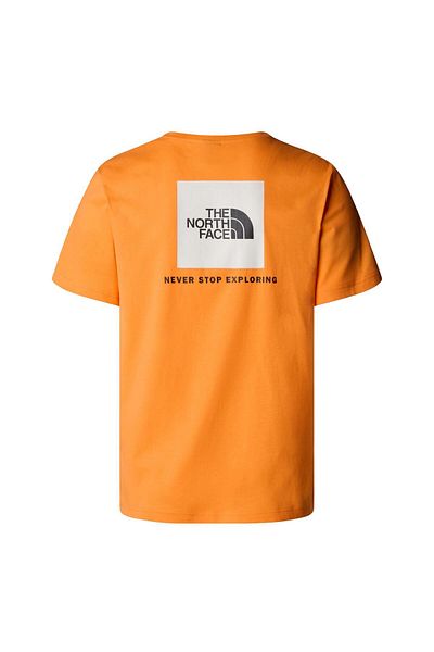 THE NORTH FACE Men's Ss Box Nse Tee Nf0A87Npaqe1 Orange-M