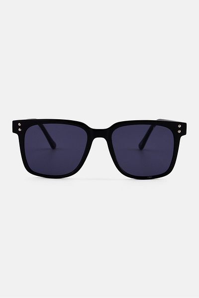 Tommy Hilfiger Men THO OM625 Square Sunglasses, Black