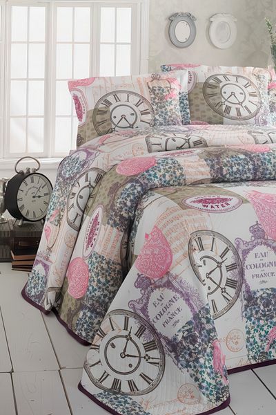 GAMA HOME Jacquard Single Bedspread / with Special Design Bag / with Different Color and Pattern Options