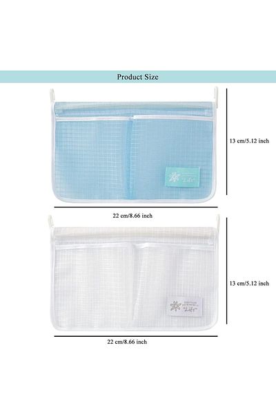 COOYA Refrigerator Door Organizer Set, Fridge Hanging Mesh Bag for Kitchen Storage Bag