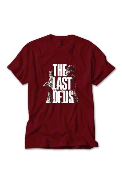 WAKHA Tricou colorat The Last Of Us 2 Apocalypse, culoare roșie, mărimea 5XL