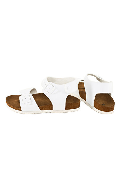 JustBow Λευκά σανδάλια Unisex